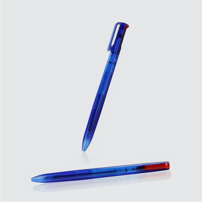 Duet trans tinta roja/azul