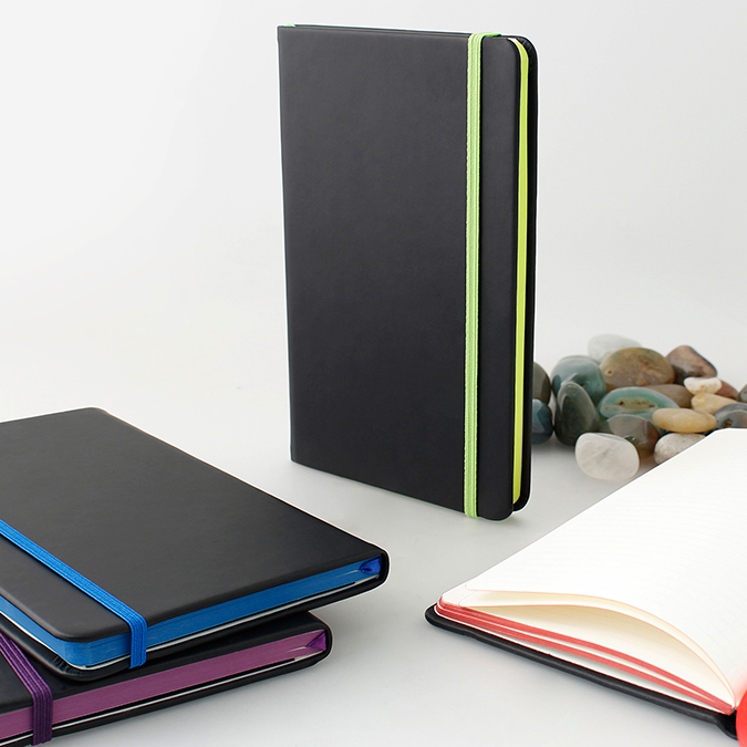 Libreta Border Black