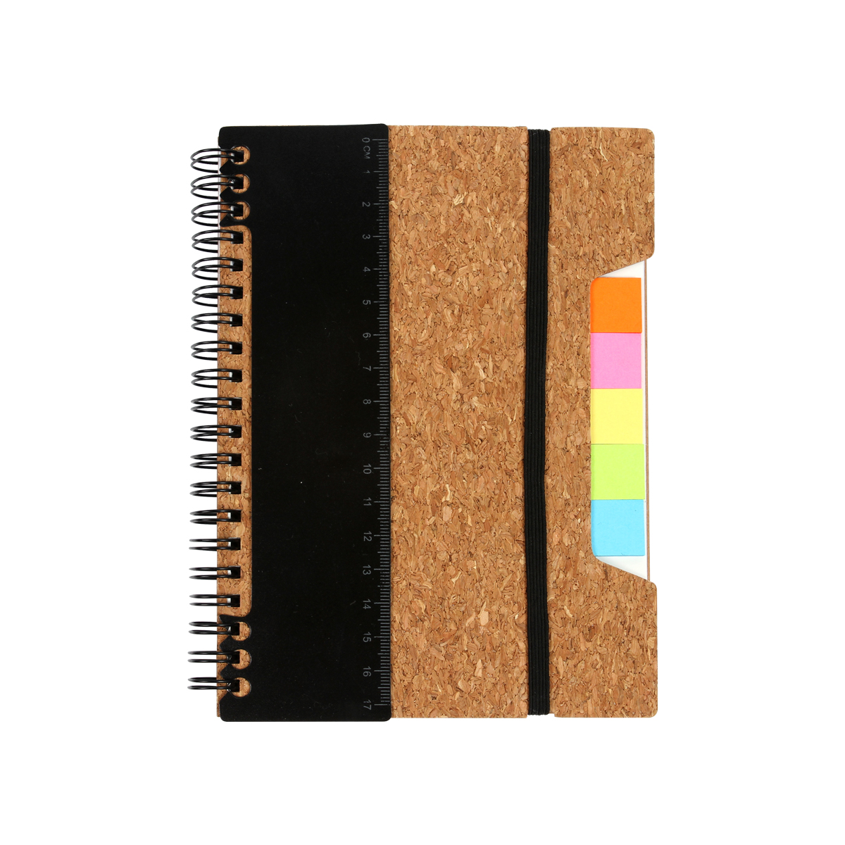 Libreta tipo corcho.
